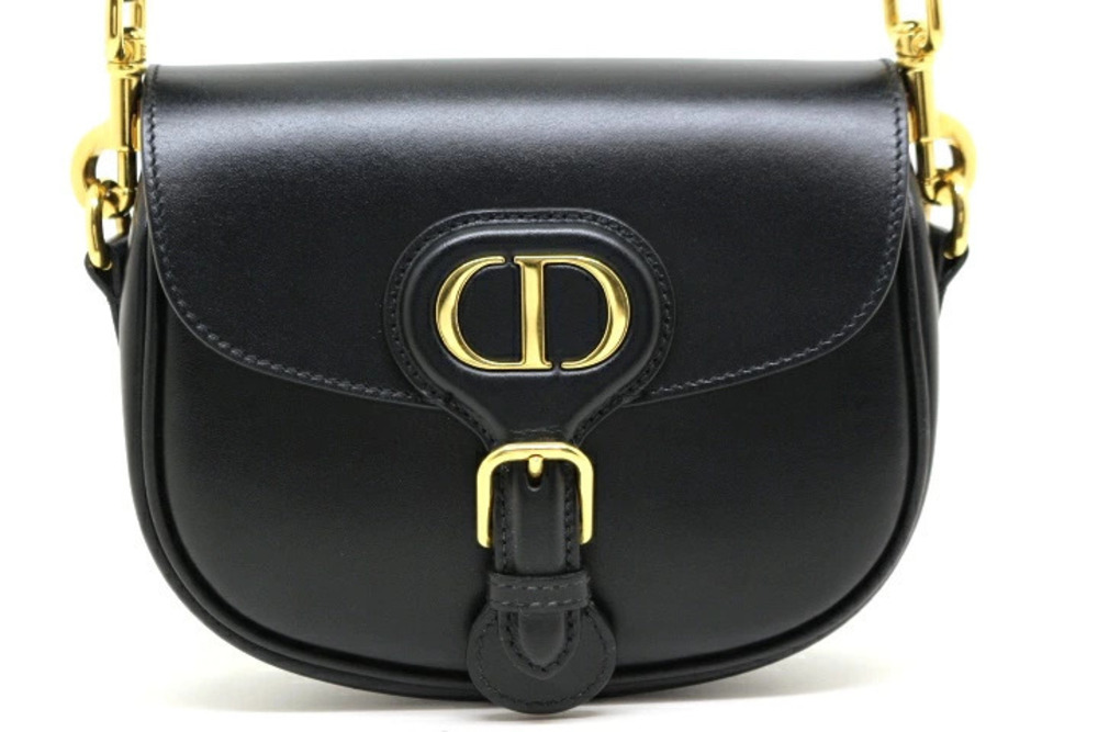 Christian Dior Bobby Shoulder Bag Black Calfskin